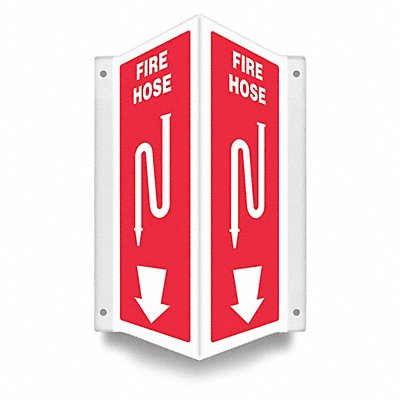 CONDOR 480Z50 Safety Sign 12 in x 7 1/2 in PETG