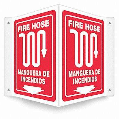 CONDOR 480Z54 Safety Sign 12 in x 14 in PETG
