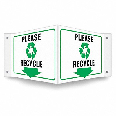 CONDOR 480Z68 Safety Sign 8 in x 18 in PETG