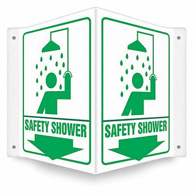 CONDOR 480Z85 Safety Sign 12 in x 14 in PETG
