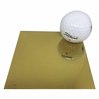 GRAINGER T22PrestigeGoldMirror20Gx24x24 Colored SS Sheet Square 24 in Overall W