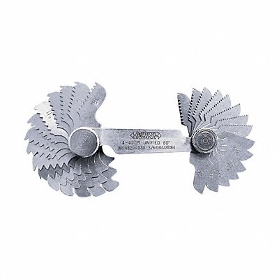INSIZE 4820230 Thread Pitch Gauge Set Thread Ang 60 deg
