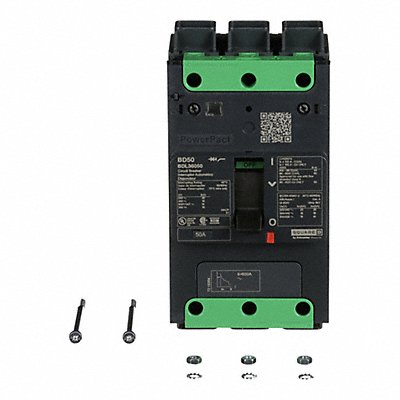 SQUARE D BDL36050 Circuit Breaker 50A 3P 525VAC BDL