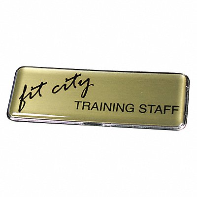 MIGHTY BADGE 906812 Badge Laser Blank Legend PK10
