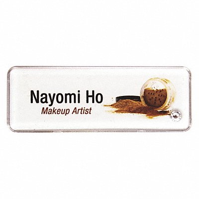 MIGHTY BADGE 905927 Badge Crystal Gemstone Blank Legend PK10