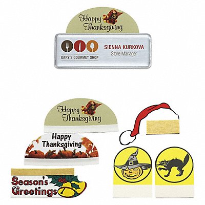 MIGHTY BADGE 906259 Badge Holiday Blank Legend PK10
