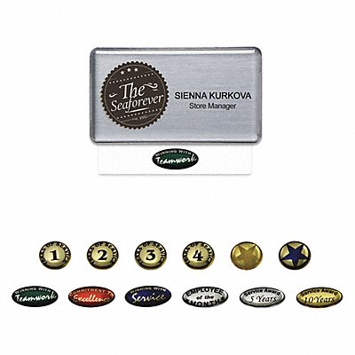 MIGHTY BADGE 906303 Badge Inkjet Blank Legend PK10