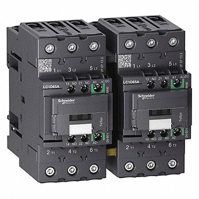 SCHNEIDER LC2D65ABNE IEC Magnetic Contactor Reversing 24-60VAC/DC