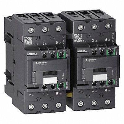 SCHNEIDER LC2D65AKUE IEC Magnetic Contactor Reversing 100-250VAC/DC