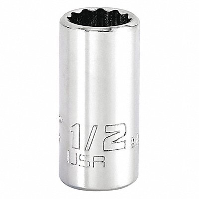 PROTO J5216N Socket Steel Chrome 1/2 in