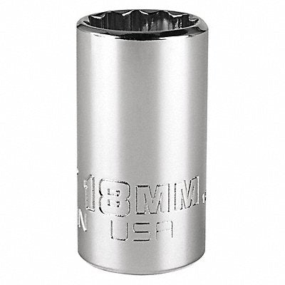 PROTO J5218MN Socket Steel Chrome 18 mm