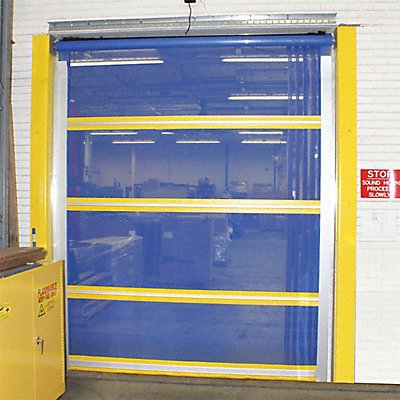 TMI 99910312 Curtain Door 11 oz PVC Mesh 9 ft H