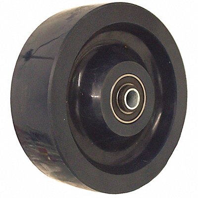 GRAINGER PU080X020050KAM Antimicrob Polyurethane Tread Plastic Core Wheel