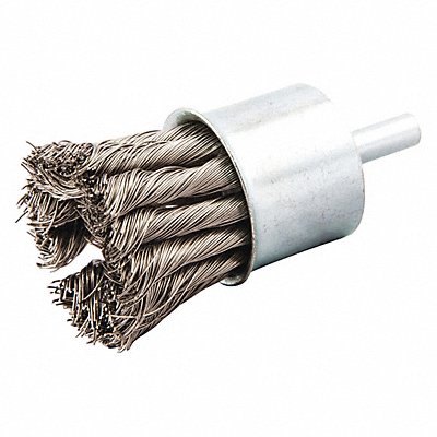 GRAINGER 66252839059 End Brush Crimped 1-1/8 Dia 22000 rpm
