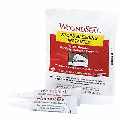 GRAINGER WSO351 Coagulant Powder 0.5 oz PK2