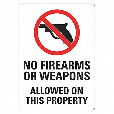 LYLE LCU10096RD10x14 Security Sign 14x10in Rflctive Sheeting
