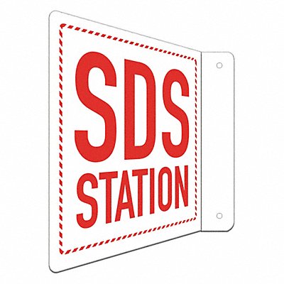 LYLE LCFL0044NA8x8 Alum Sds Information Sign 8x8in Alum