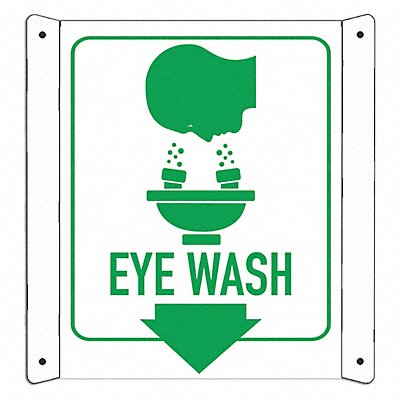 LYLE LCDF0005NA8x10 Aluminum Eye Sign 10in x 8in Aluminum