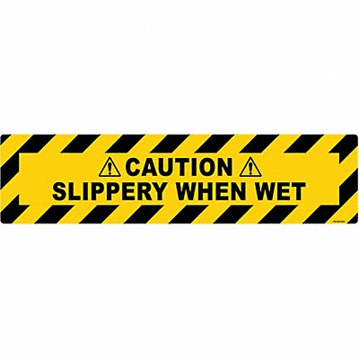 STRANCO INC FS624623 Anti-Slip Floor Sign 6 inx24 in Vinyl