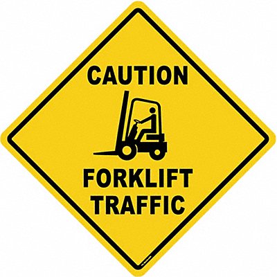 STRANCO INC FSDIAM505 Anti-Slip Floor Sign 17 inx17 in Vinyl