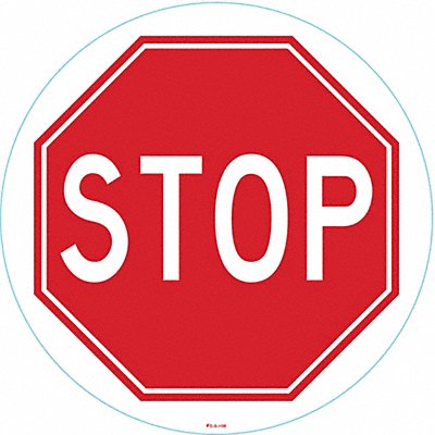 STRANCO INC FS8802 Anti-Slip Floor Sign 8 inx 8in Vinyl PK2