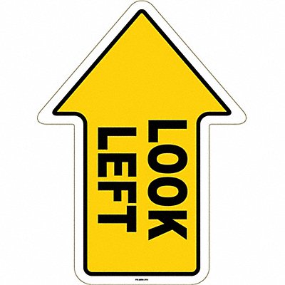 STRANCO INC FSARW210 Anti-Slip Floor Sign 17 in x 17 in Vinyl