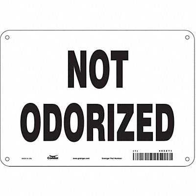 CONDOR 485Z71 Safety Sign 7 in x 10 in Aluminum