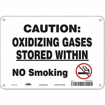 CONDOR 486A26 Chemical Sign 7 in x 10 in Aluminum