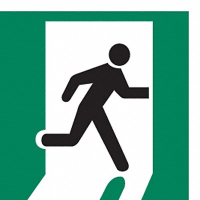 CONDOR 486G40 IMO Safety Sign 6x6in Polycarbonate
