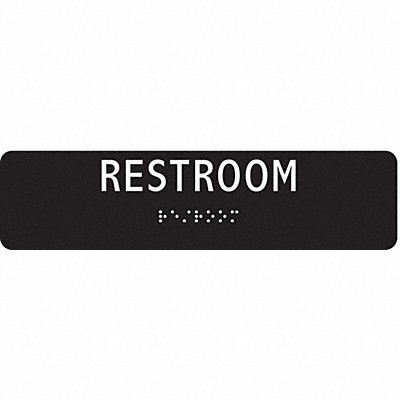 CONDOR 486G71 ADA Braille Facility Sign 2 in x 8 in