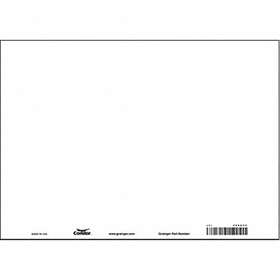 CONDOR 486U34 Safety Sign 10 inx14 in Vinyl