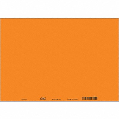 CONDOR 486V01 Safety Sign 14 inx20 in Vinyl