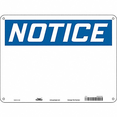 CONDOR 486V95 Safety Sign 18 inx24 in Polyethylene