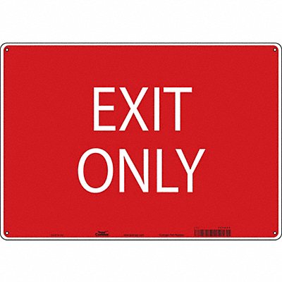 CONDOR 486X54 K1742 Safety Sign 14 in x 20 in Aluminum
