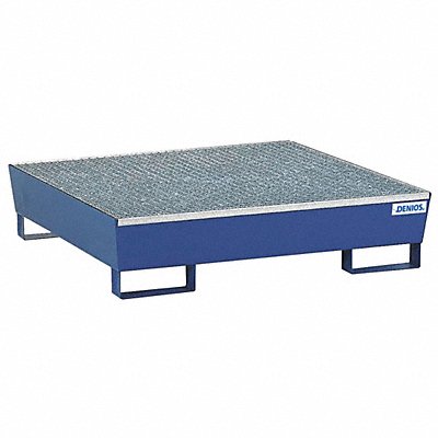 DENIOS K163103 Drum Spill Containment Pallet Uncovered
