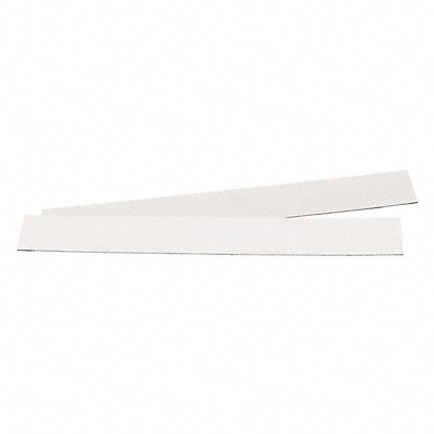 CONDOR 487C76 Magnetic Strip White Vinyl 1 in H PK5