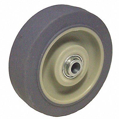 GRAINGER PPRP040X013038K Nonmark Rubber Tread Plastic Core Wheel
