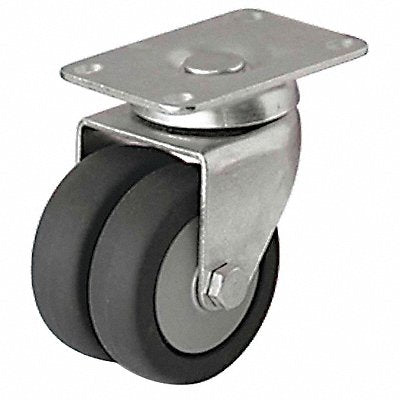 GRAINGER P9SRP030KP Standard Plate Castor Swivel 220 lb.
