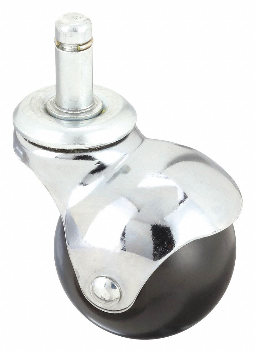 GRAINGER P4SPB020GSG3CF Friction-Ring Stem Castor
