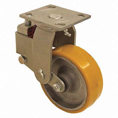 GRAINGER P22SUA060R14 Shock-Absorbing Plate Castor Swivel