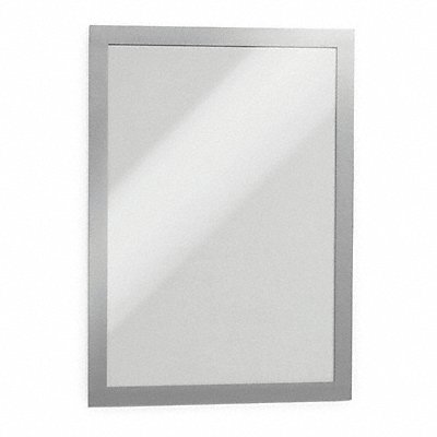 GRAINGER 476823 Sign Holder 8-1/2 x 11 PVC PK2