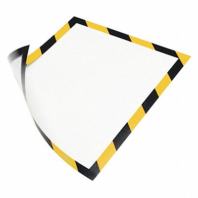 GRAINGER 4772130 Sign Holder 8-1/2 x 11 PVC PK2