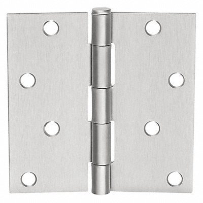 MCKINNEY 4x4140026D Butt Hinge Screw-On Satin Chrome