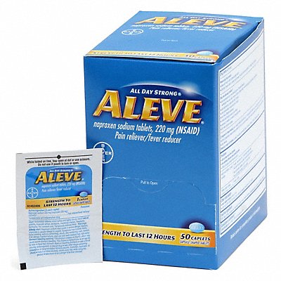 ALEVE 48850 Naproxen Sodium Pain/Fever Relief PK50