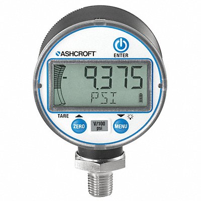 ASHCROFT DG2531L0NAM02L300XCYLM K4243 Pressure Gauge 2-1/2 Dial Size Blk Case