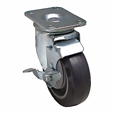 GRAINGER P12SUP040D12TB Standard Plate Castor Swivel 240 lb.