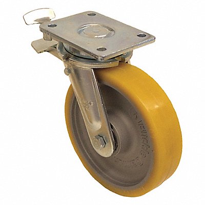 GRAINGER LOGTH200KSTRI4 Standard Plate Castor Swivel 2200 lb.