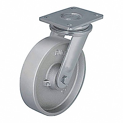 GRAINGER LOG150K Standard Plate Castor Swivel 1980 lb.