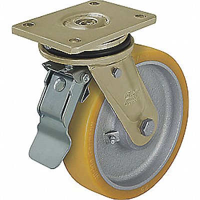 GRAINGER LSGTH300KST Standard Plate Castor Swivel 3950 lb.