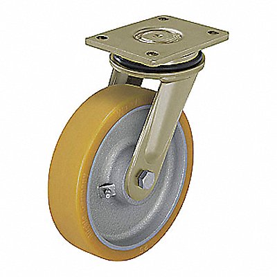 GRAINGER LSGTH202K Standard Plate Castor Swivel 3525 lb.